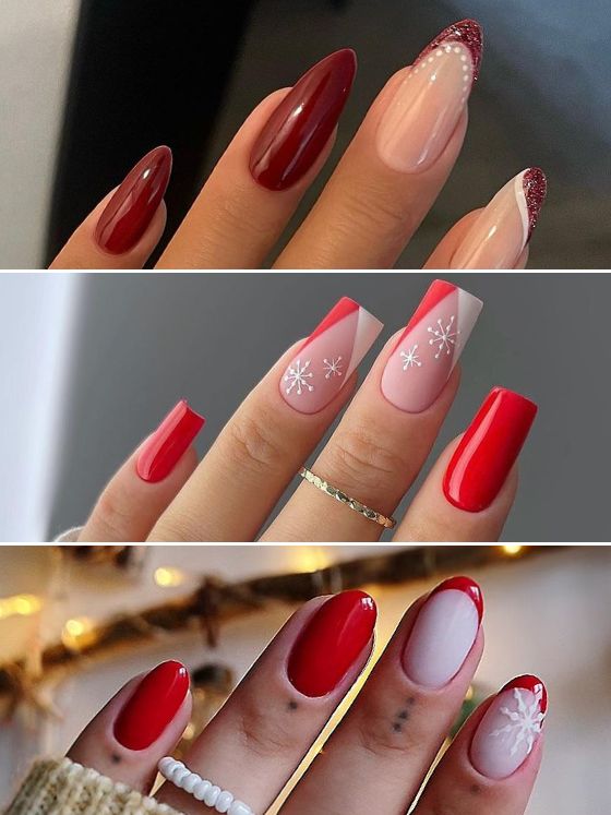 20 Stunning Red and White Christmas Nail Designs to Get You in the Holiday Spirit 20 Stunning Red and White Christmas Nail Designs to Get You in the Holiday Spirit